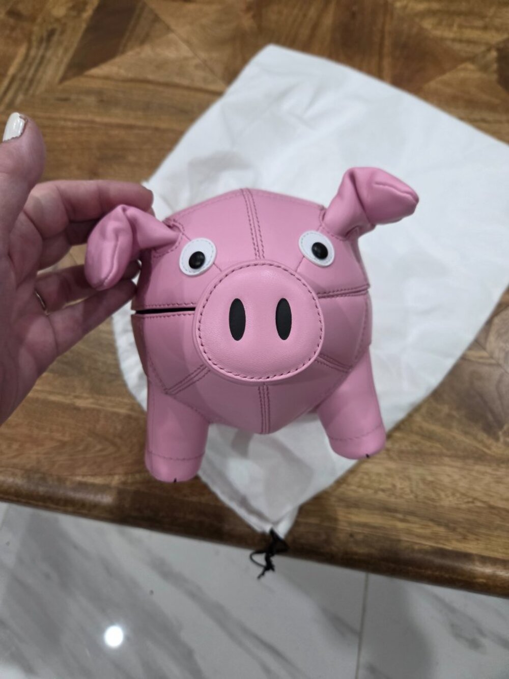 Moschino Piggy leather bag New - Picture 5 of 6